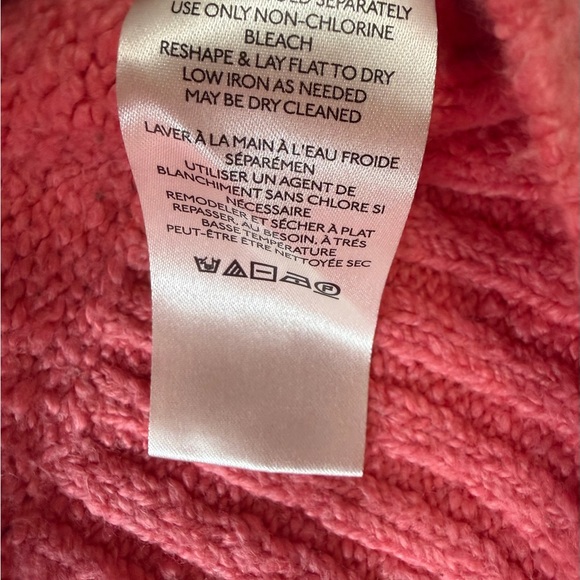 Free People Brookside Tunic Sweater size medium Pink Lightning - Picture 9 of 10